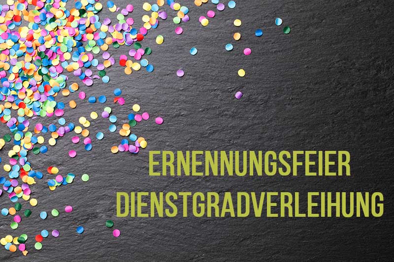 Prinzengarde Dienstgradverleihung